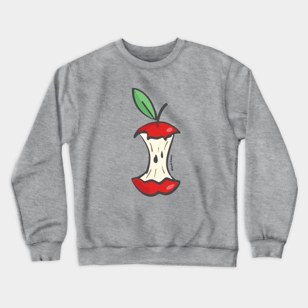 Hard Core Apple Core Crewneck Sweatshirt by TheSmartyArty